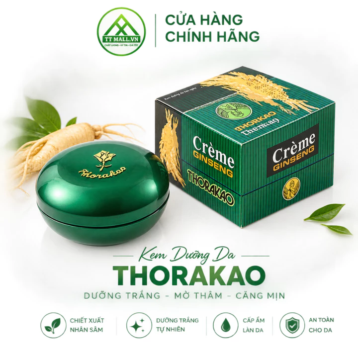 Kem Sâm Thorakao 7g - tinh chất sâm ngọc linh