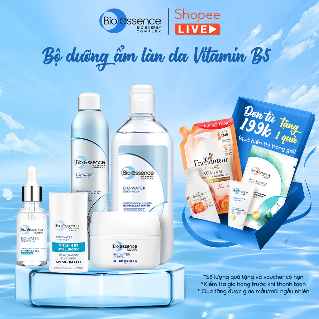 [SVIP] Bio-essence Vitamin B5 – Dưỡng Ẩm Dịu Da: Tinh Chất, Kem Dưỡng, Xịt Khoáng, Tẩy Trang, Kem Chống Nắng - LIVE | BigBuy360 - bigbuy360.vn