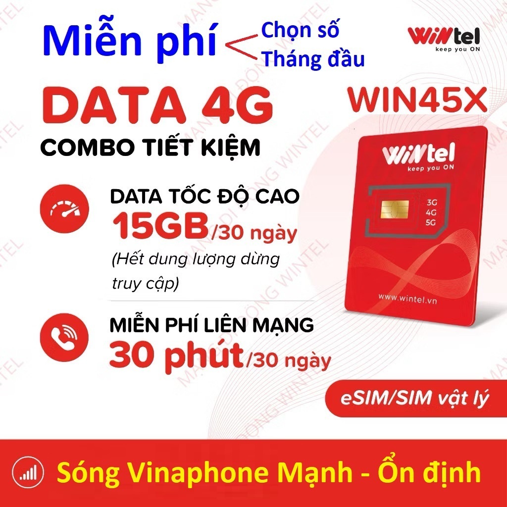 Sim iTEL 4G VINAPHONE MAY35s, MAY79, MAY89 và MAY89s [Sẵn tháng đầu] từ 10G/tháng đến KHÔNG GIỚI HẠN