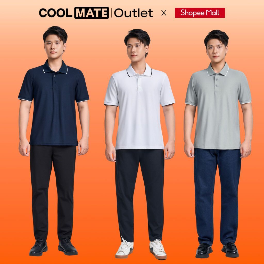 Áo Polo Nam Pique Cafe Khử Mùi /Kháng Khuẩn Coolmate