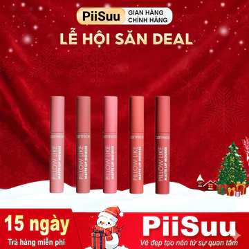Son kem Catrice Pillow Like Matte Lip Mousse ẩm mịn lì làm mờ rãnh môi
