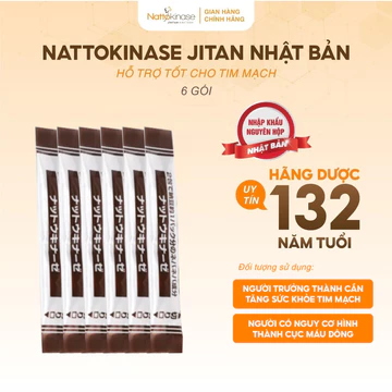 NATTOKINASE Jintan Nhật Bản, Lẻ 3,6,9 gói (không có hộp)