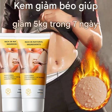 Kem đốt mỡ Kem giảm cân 60g Kem tan mỡ bụng Nhanh chóng đốt cháy mỡ thừa, giúp giảm mỡ vùng bụng
