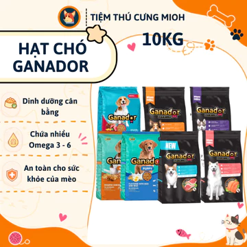 3KG Thức ăn hạt cho chó Ganador từ Pháp Cho chó Con và chó Lớn - Mioh Pet
