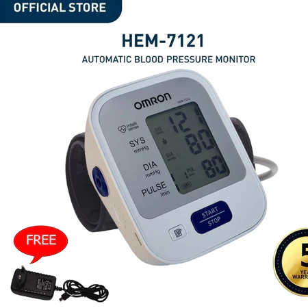 Máy Đo Huyết Áp HEM-7121|Chức Năng Mới Phát Hiện Nhịp Tim Bất Thường, Kết Quả Chính Xác-Bảo Hành 5 Năm