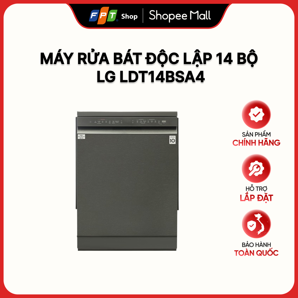 Máy rửa bát độc lập 14 bộ LG LDT14BSA4