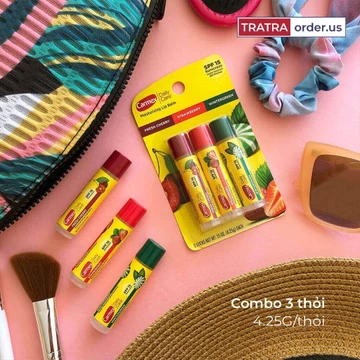 Son Dưỡng Carmex Daily Care Moisturizing Lip Balms SPF15 siêu cấp ẩm làm mềm môi 5/10g TRATRAorder