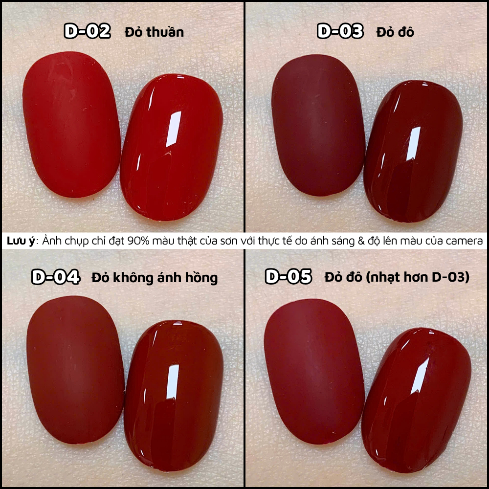 Sơn gel đỏ lẻ màu JNS đồ làm nails Nghi Thảo GJNSX | BigBuy360 - bigbuy360.vn