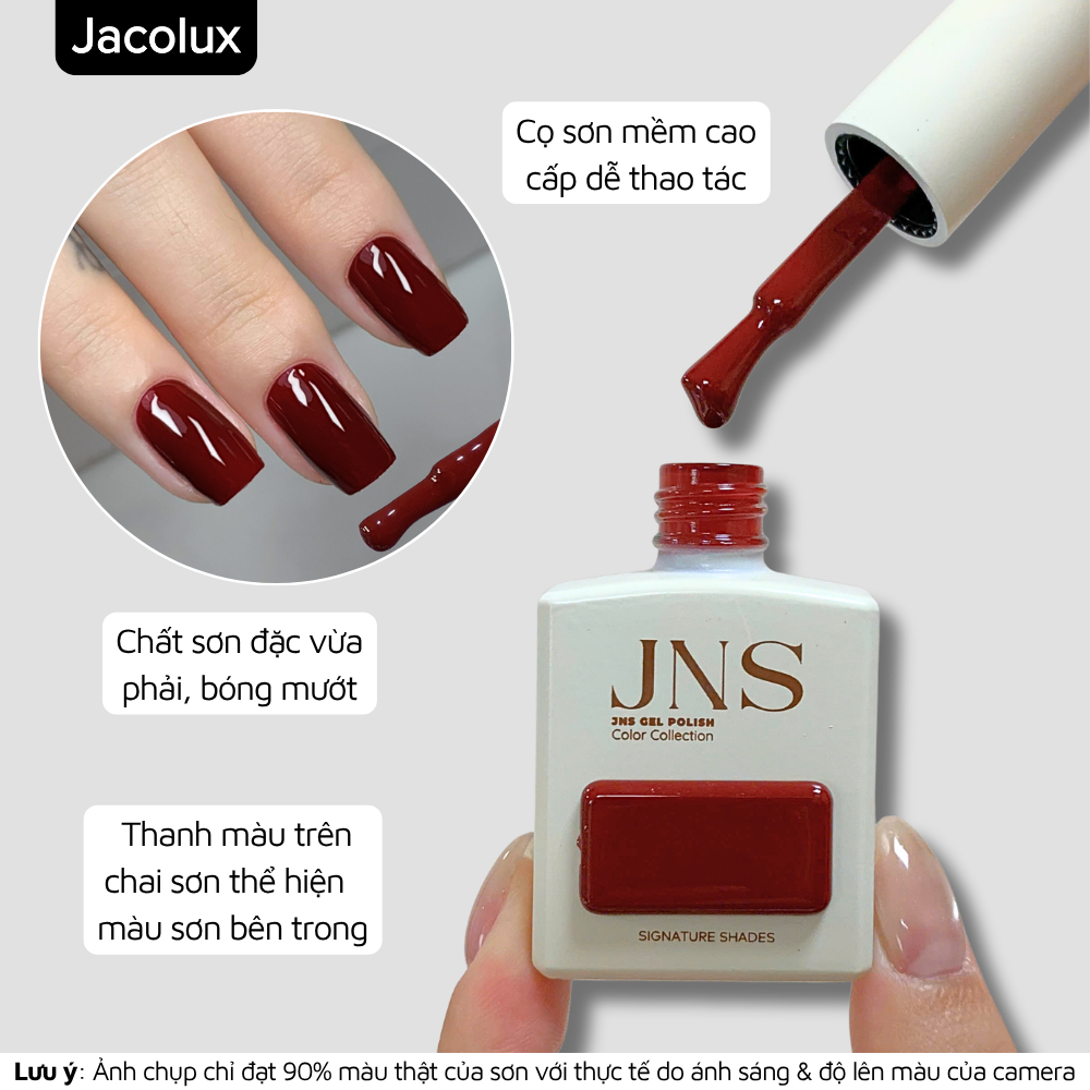 Sơn gel đỏ lẻ màu JNS đồ làm nails Nghi Thảo GJNSX | BigBuy360 - bigbuy360.vn
