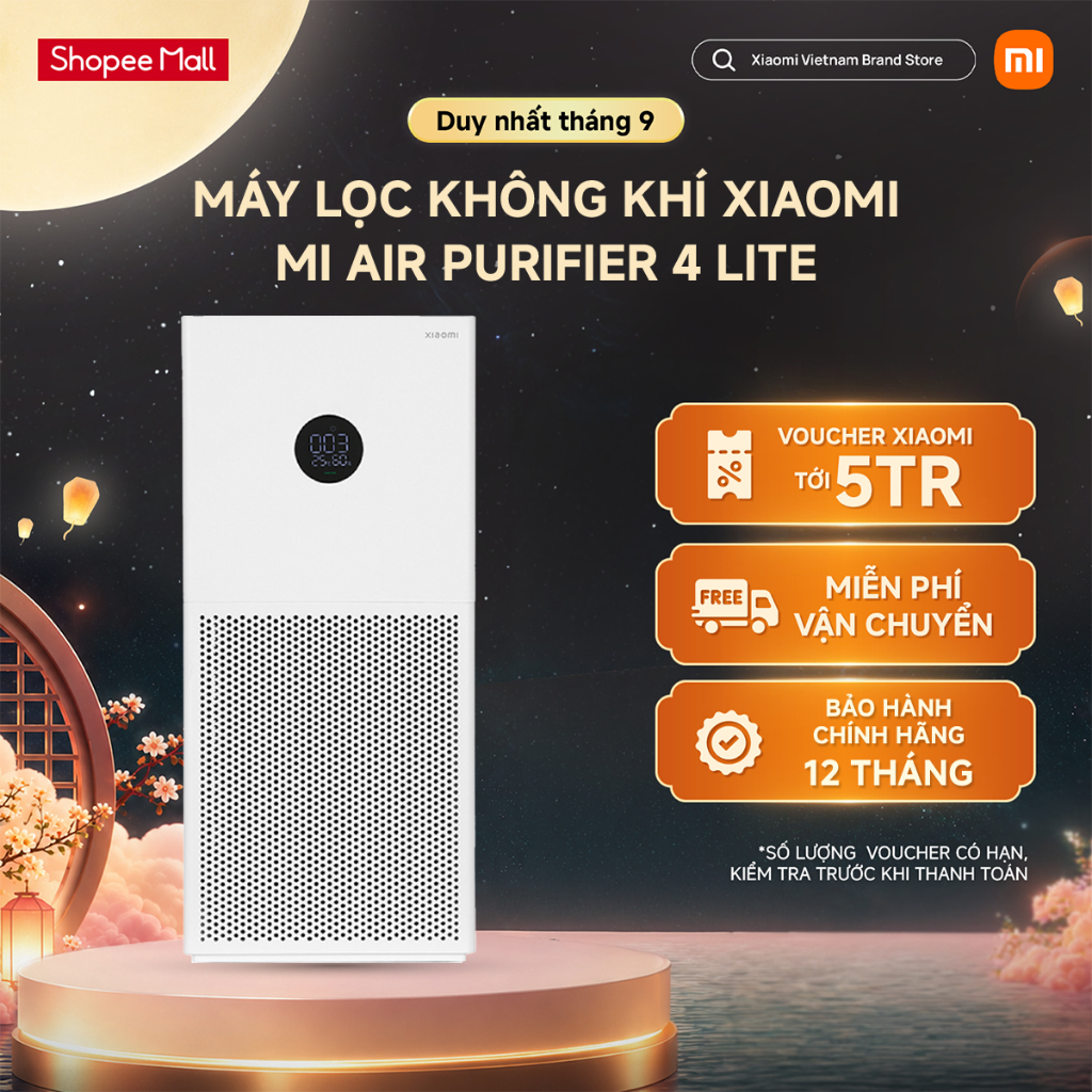 Máy lọc không khí Xiaomi Mi Air Purifier 4 Lite - Trắng