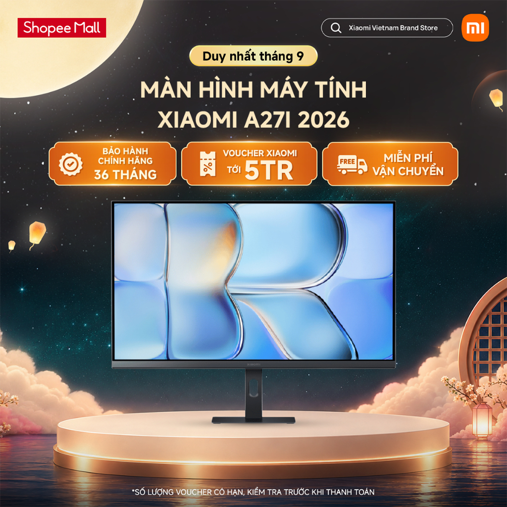Màn hình máy tính Xiaomi Monitor A27i EU ELA5345EU - Trải nghiệm giải trí và làm việc mượt mà