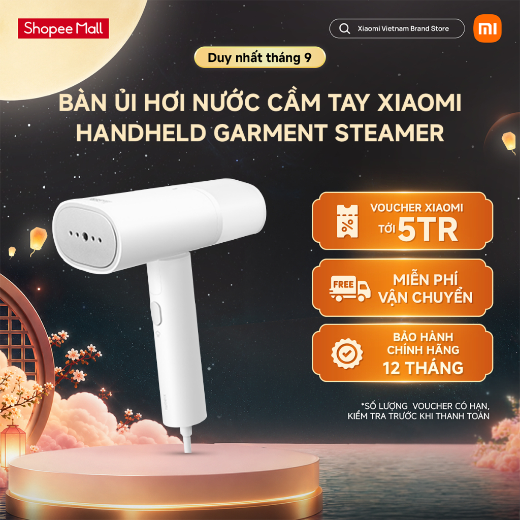 Bàn ủi hơi nước cầm tay Xiaomi Handheld Garment Steamer - Làm nóng nhanh - Dễ sử dụng - Tiện mang theo