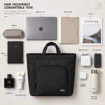 Túi Tote Balo HIER Modernist Convertible Đựng Laptop 14 Inch, Chuyển Đổi 2 Cách Mang — ảnh 2