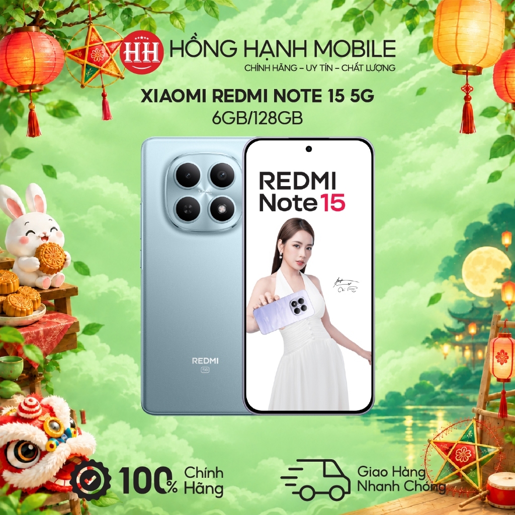 Điện Thoại Xiaomi Redmi Note 15 5G 6GB/128GB - Hàng Chính Hãng | BigBuy360 - bigbuy360.vn