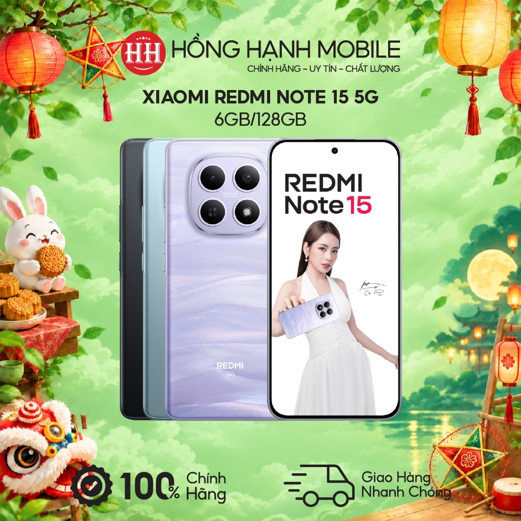 Điện Thoại Xiaomi Redmi Note 15 5G 6GB/128GB - Hàng Chính Hãng | BigBuy360 - bigbuy360.vn