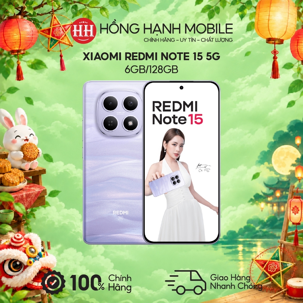 Điện Thoại Xiaomi Redmi Note 15 5G 6GB/128GB - Hàng Chính Hãng | BigBuy360 - bigbuy360.vn