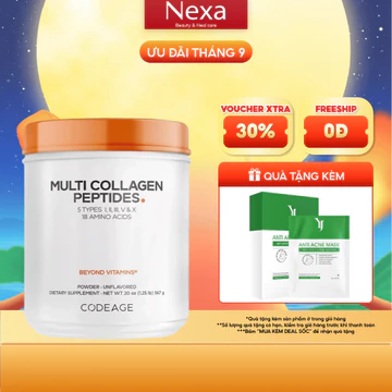 Bột Collagen Thủy Phân,Trẻ Hóa Da Codeage Multi Collagen Peptides 567g