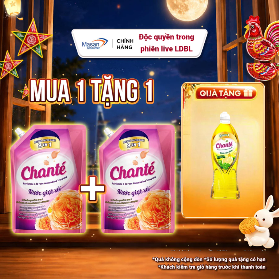 Ảnh sản phẩm Chanté 8 trong 1 hương hoa hồng Pháp từ listing Shopee
