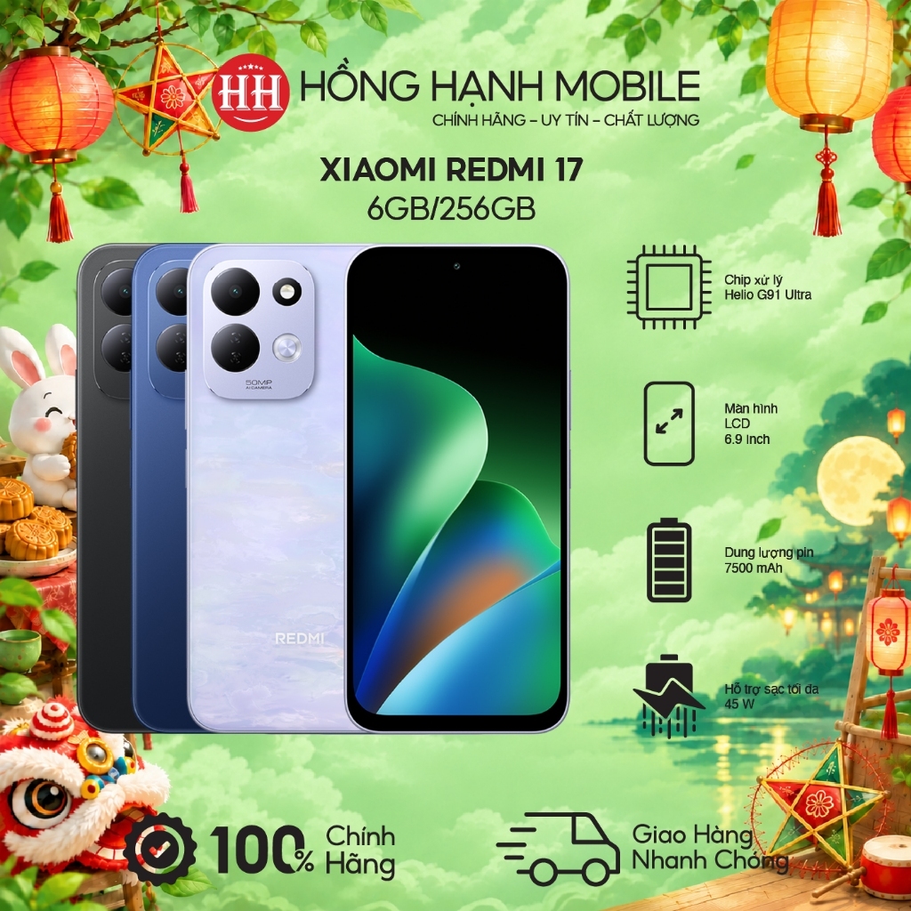 Điện Thoại Xiaomi Redmi 17 6GB/256GB - Hàng Chính Hãng