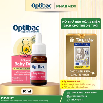 [CHÍNH HÃNG] Men Vi Sinh Optibac Hồng - Men Vi Sinh Cho Bé, bổ sung lợi khuẩn, tăng đề kháng – Pharmdy