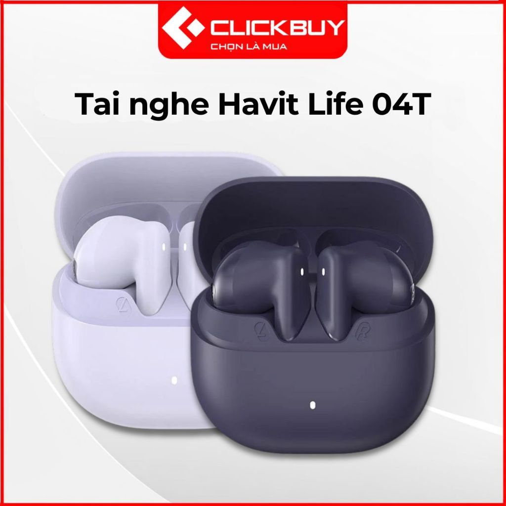 Tai Nghe Không Dây HAVIT LIFE 04T Pin 30 Giờ Driver 13mm Bluetooth V6.0 Chính Hãng