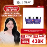 [VHL x OLAY] COMBO 2 Kem Dưỡng Ẩm Ban Đêm OLAY RETINOL24 Giúp Mờ Nếp Nhăn 50Gx2 — ảnh 1