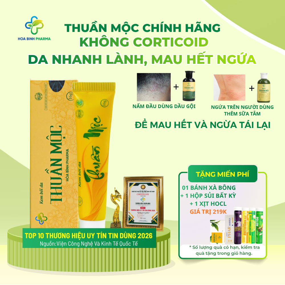 Kem Bôi Da Thuần Mộc Vàng Làm Dịu Da, Phục Hồi Tổn Thương, Ngăn Ngừa Viêm Nhiễm Tuýp 16g