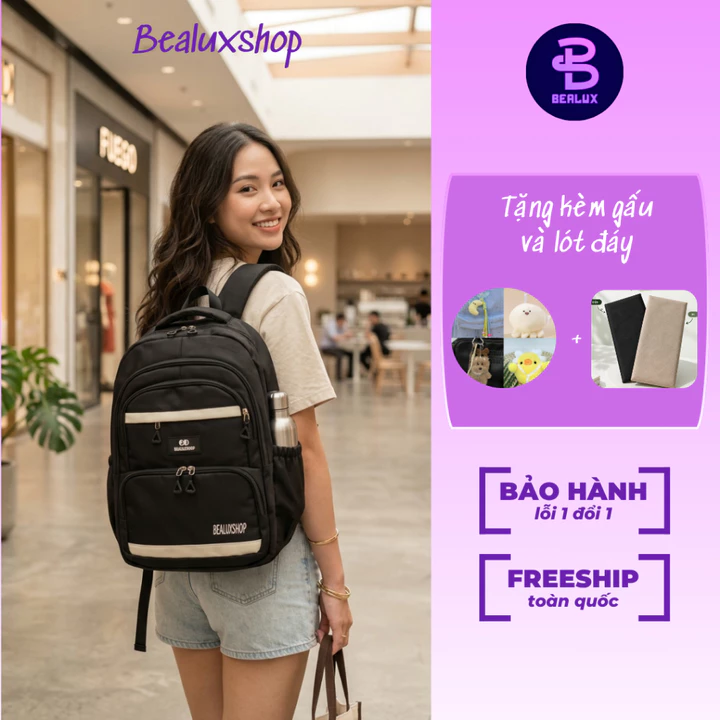 Unisex Backpack – Fits Laptop, Water-Resistant, for School – 3