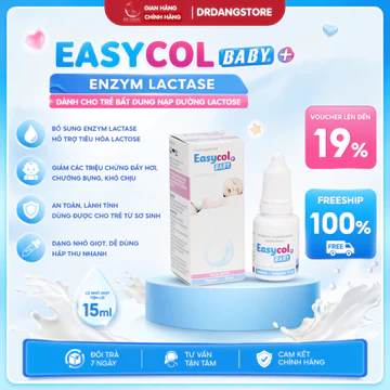 [Bác Sĩ Đăng] Easycol Bổ Sung Enzym Lactase Lọ 15ml - Hỗ Trợ Tiêu Hoá Cho Trẻ Sơ Sinh Và Trẻ Nhỏ