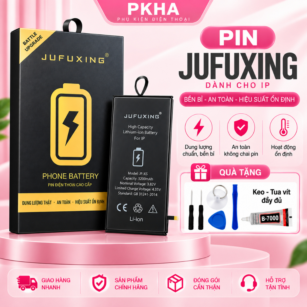 Pin Jufuxing iPhone – Dung Lượng Cao