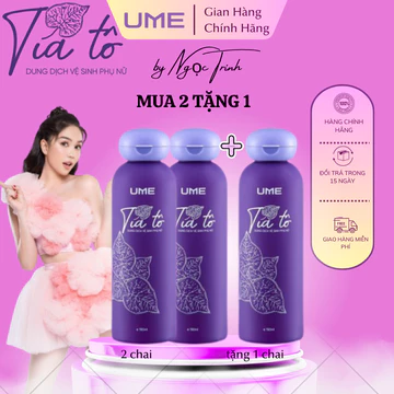 Ume [MUA 2 TẶNG 1 ] Combo 2 chai dịch vệ sinh tía tô Ume ,dung dịch vệ sinh phụ nữ 150ml