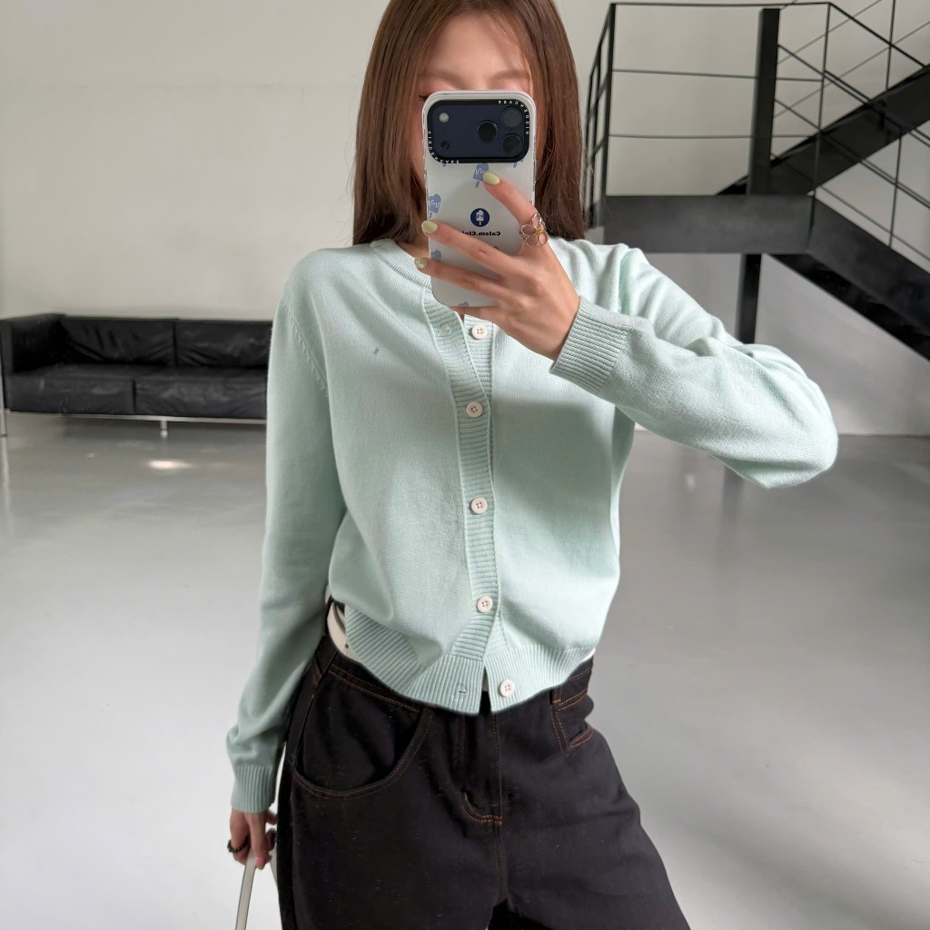 Calem.Club - Áo khoác Cardigan SIMPLE Ver 1 chất len mịn Premium form unisex nam nữ thu đông phong cách hàn quốc | BigBuy360 - bigbuy360.vn