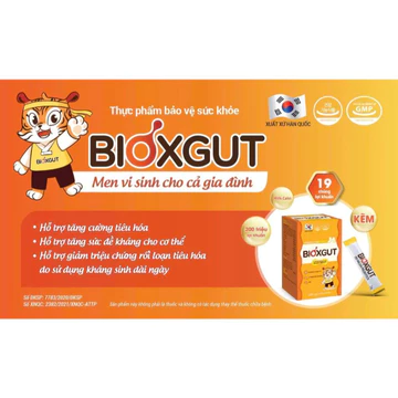 Men vi sinh nhập khẩu Hàn Quốc hiệu quả nhanh chóng sử dụng cho cả gia đình - Men vi sinh Bioxgut - Hộp 30 gói