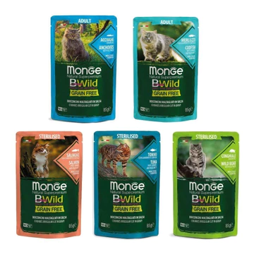 [QUÀ TẶNG] Pate Cho Mèo Triệt Sản Monge Bwild Sterilised RPCALL 85g - Không Ngũ Cốc - Pate Mèo - MONGE VIET NAM