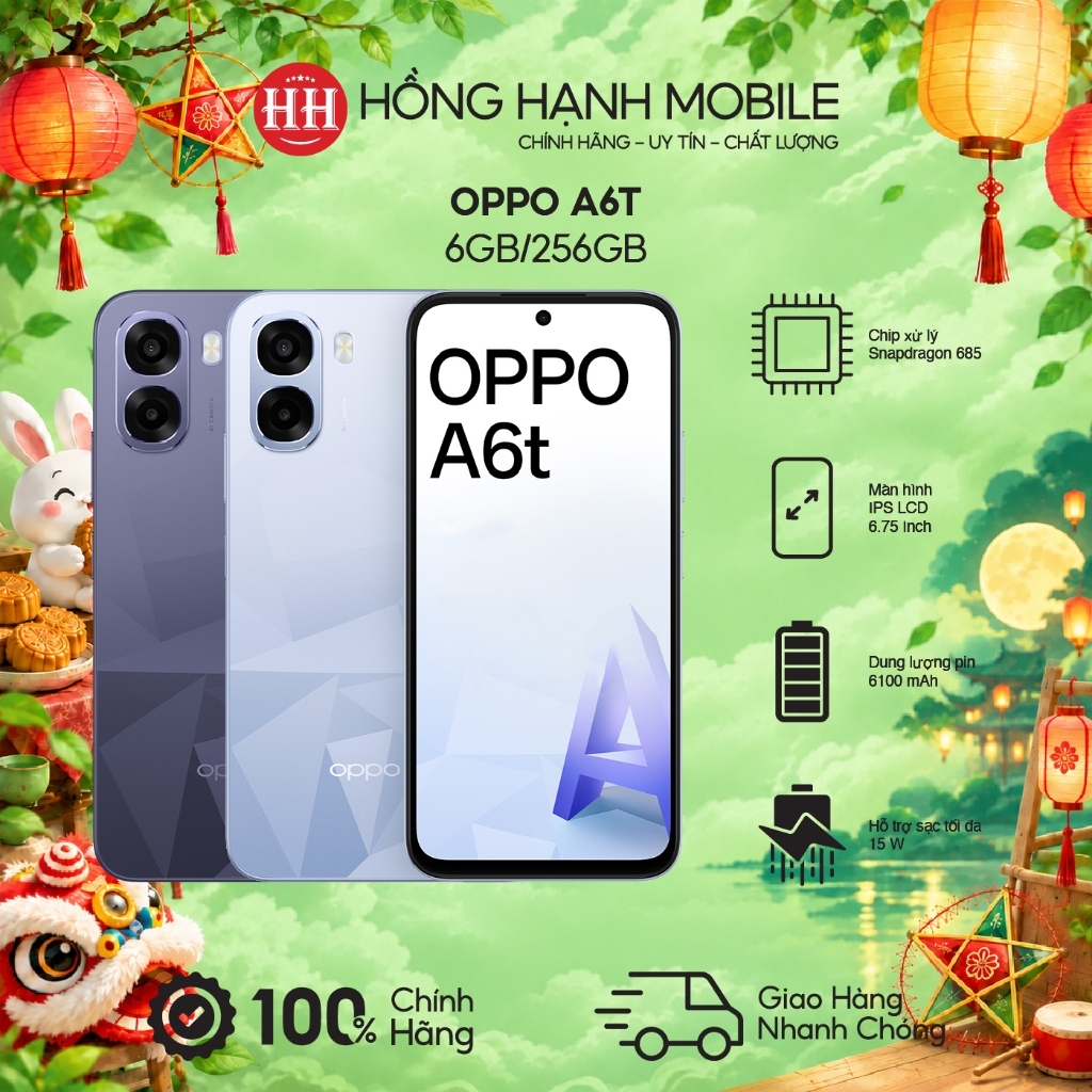 Điện Thoại Oppo A6t 6GB/256GB - Hàng Chính Hãng
