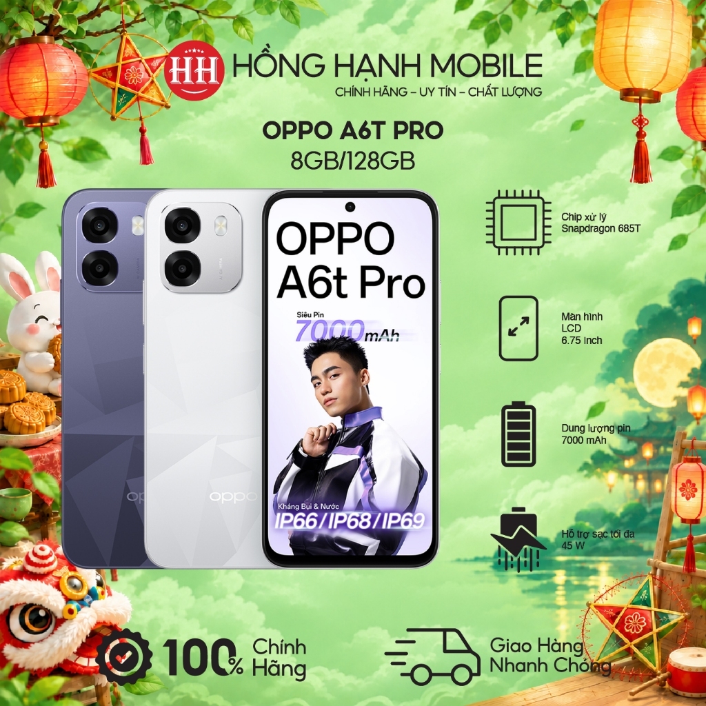 Điện Thoại Oppo A6t Pro 8GB/128GB - Hàng Chính Hãng