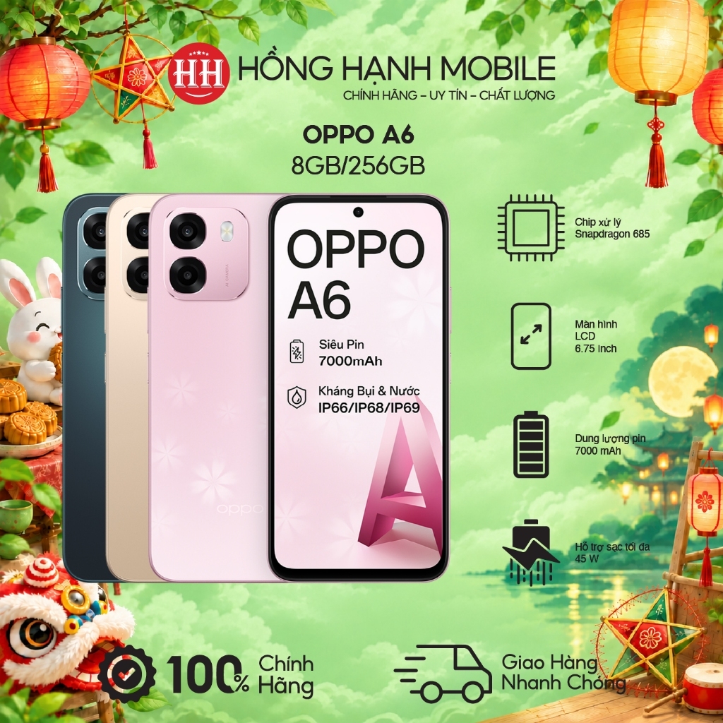 Điện Thoại Oppo A6 8GB/256GB - Hàng Chính Hãng