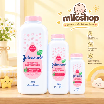 [Hàng Chính Hãng Thái Lan] Phấn rôm Johnson's Baby , phấn ngừa rôm sẩy, dịu nhẹ, an toàn cho bé, lọ 50g/400g