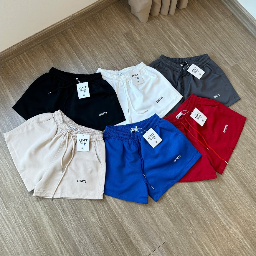 Quần đùi nữ, quần short thêu chữ chất kaki mềm mịn thoáng mát chuẩn form, quần mùa hè short Hàn 009 | BigBuy360 - bigbuy360.vn