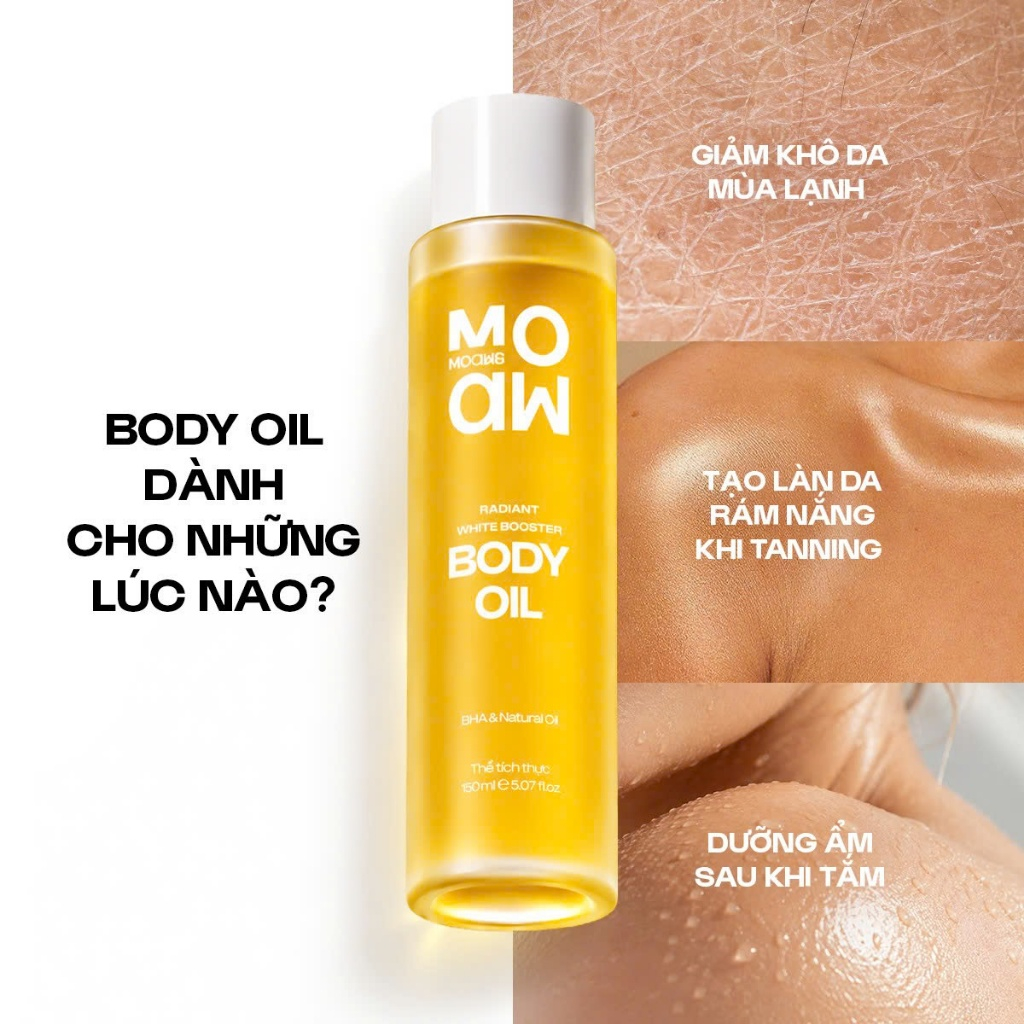 [MUA 1 TẶNG 1 FULL] Dầu Dưỡng Giảm Thâm MOAW MOAWS - Mềm Da, Giảm Chai Sần Với BHA & Dầu Tự Nhiên | BigBuy360 - bigbuy360.vn