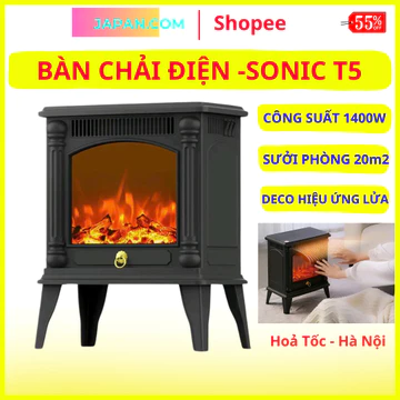 Máy sưởi điện ,Lò sưởi gia đình ,quạt sưởi điện decor phòng, máy sưởi công suất 1400w sưởi ấm nhanh có hiệu ứng ngọn lửa