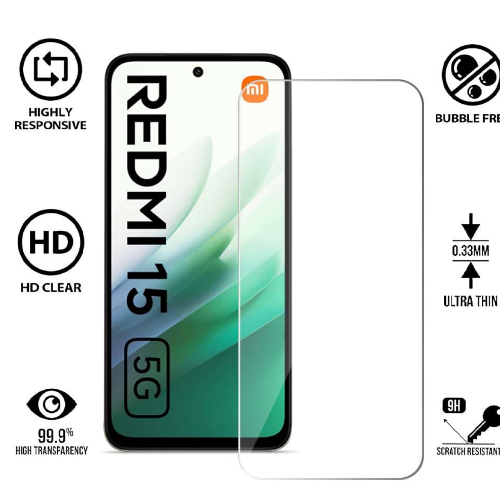 Kính Cường Lực Cho Xiaomi Redmi Note - Không Viền Đen - Chóng Trầy Xước Va Đập Trong Suốt