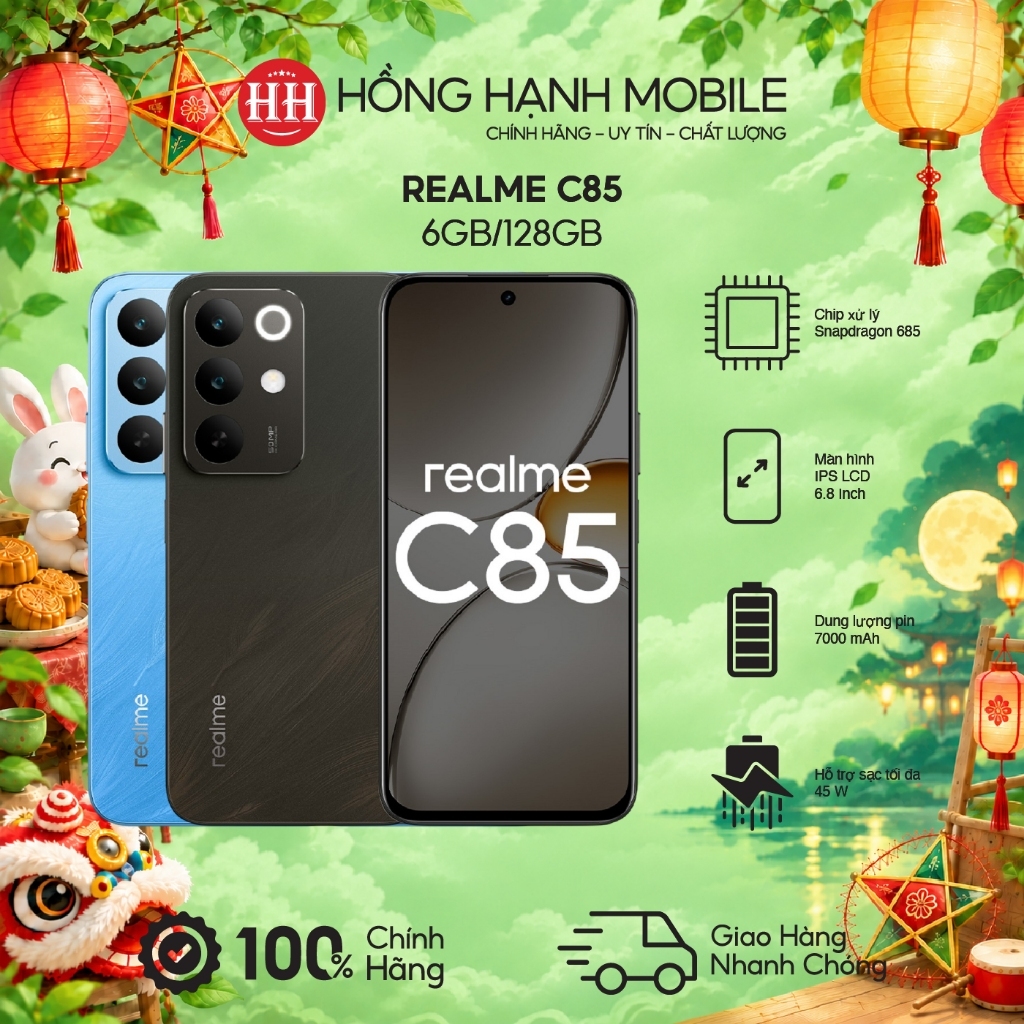 Điện Thoại Realme C85 6GB/128GB - Hàng Chính Hãng