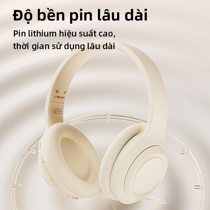 Tai nghe Bluetooth M10 khử ồn không dây âm thanh nổi để thể thao, chơi game nghe nhạc đàm thoại | BigBuy360 - bigbuy360.vn