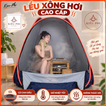 Lều xông hơi chui đầu Kiều Phi - lều xông hơi tự bung gấp gọn sau sinh tại nhà