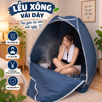 Lều xông hơi tự bung sau sinh tại nhà bảo hành 24 tháng - Lều xông hơi chui đầu gấp gọn màu ngẫu nhiên
