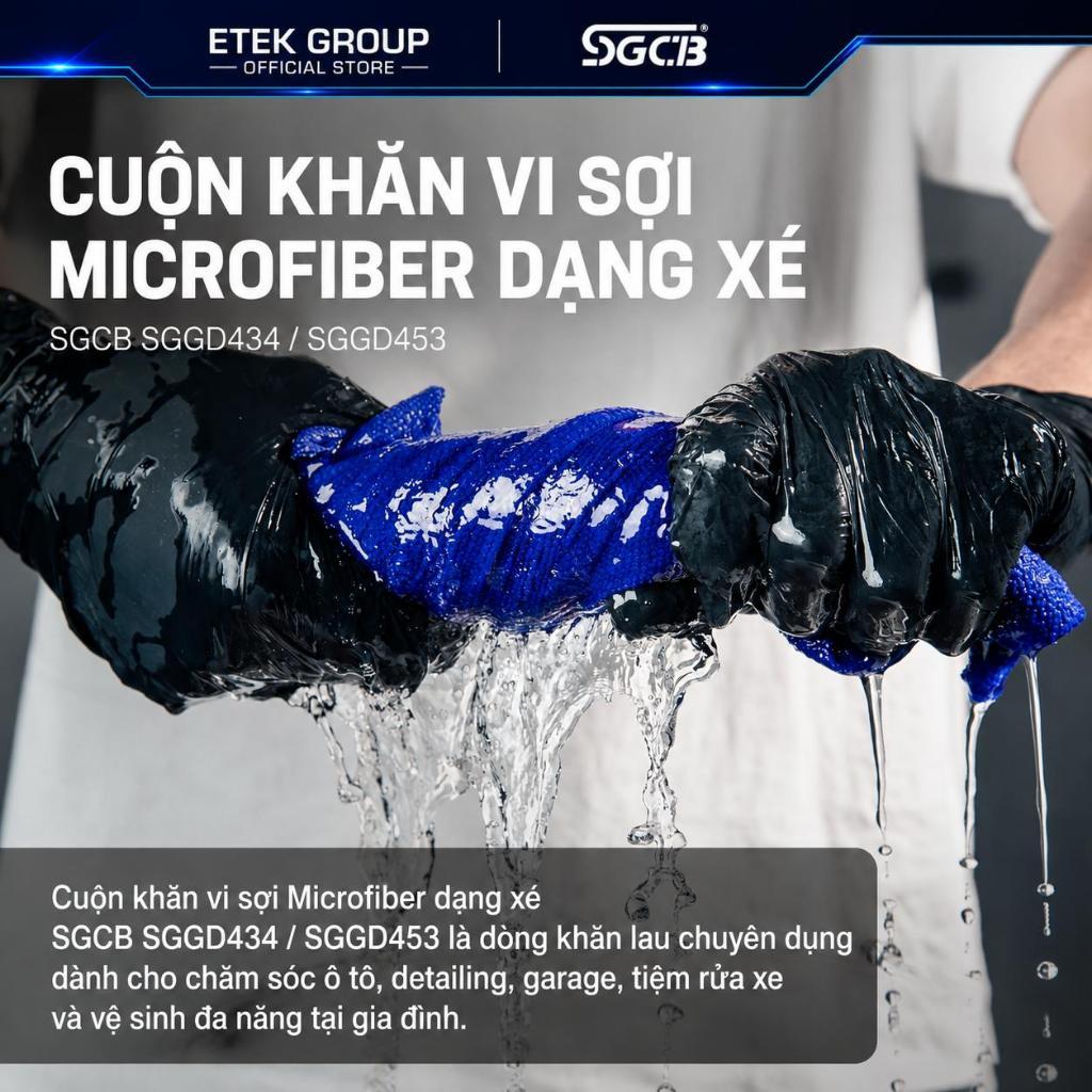Cuộn Khăn Vi Sợi Microfiber Dạng Xé SGCB SGGD434/SGGD453 – 45 Tấm/Cuộn, Siêu Thấm Hút, Không Xơ, Không Trầy Xước | Chính | BigBuy360 - bigbuy360.vn