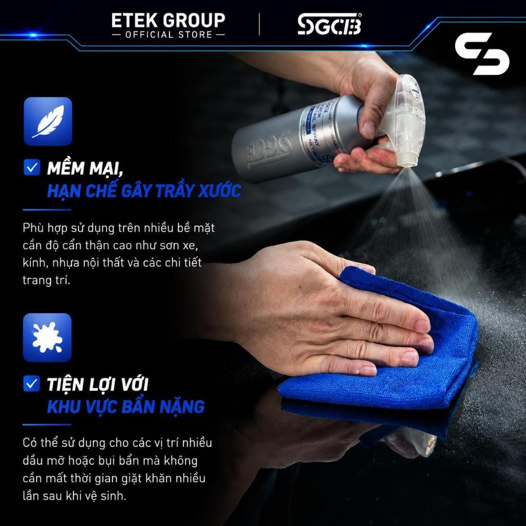 Cuộn Khăn Vi Sợi Microfiber Dạng Xé SGCB SGGD434/SGGD453 – 45 Tấm/Cuộn, Siêu Thấm Hút, Không Xơ, Không Trầy Xước | Chính | BigBuy360 - bigbuy360.vn