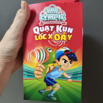 quạt kun lốc xoáy quà tặng sữa kun
