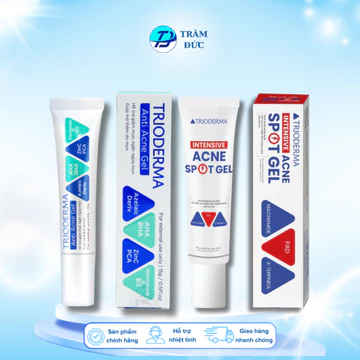 Gel chấm mụn Trioderma Anti Acne 15g - Hỗ trợ giảm thâm sau mụn, hỗ trợ giảm mụn và ngăn ngừa mụn